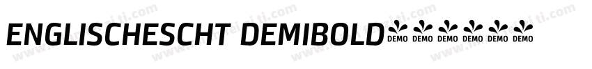 englischescht demibold字体转换